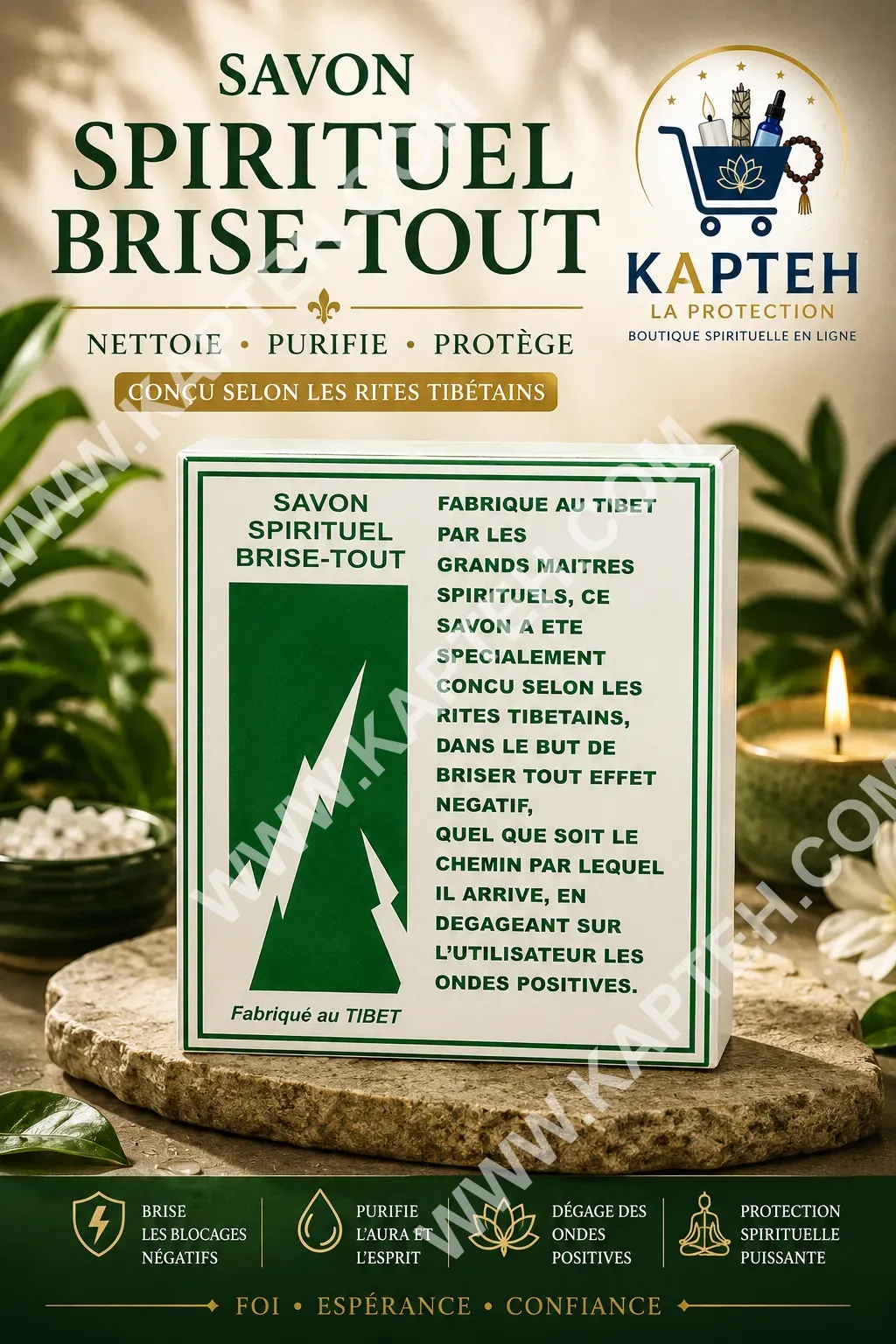 Savon spirituel brise tout